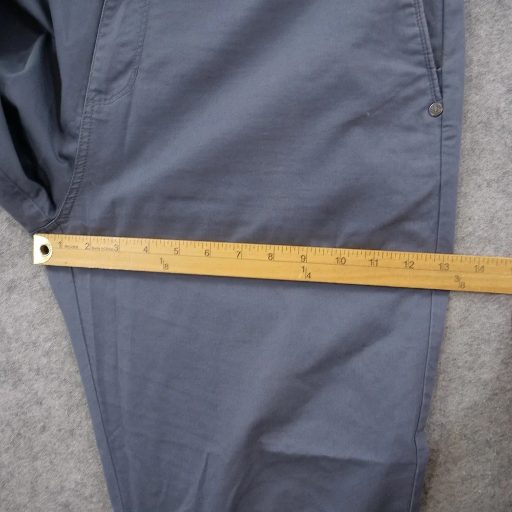 Vuori Pants Mens 36 Gray Collins Chino Casual Stretch Straight Leg Flat Front